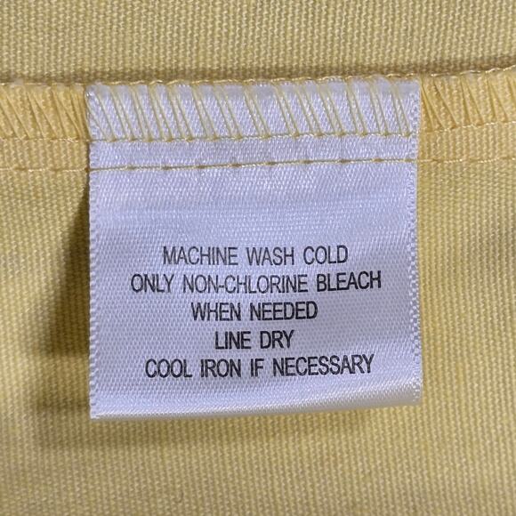 City Blues Yellow Vest NEW $48 Stretch Classic Full Zip Lightweight Women Size M - Picture 7 of 7